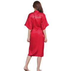 ملابس نوم النساء الزفاف الزفاف الماس رداء ملابس خاصة بُرنس حمام نسائي ثوب النوم العروس رداء وصيفه الشرف حبل من الحرير النساء الملابس