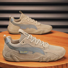 Summer and autumn new fashion breathable construction site work men's shoes wear-resistant sports casual board shoes men's hiking shoes