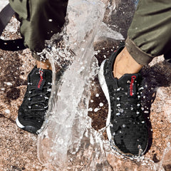 Outdoor waterproof shoes spring and autumn rainproof rainproof antifouling travel shoes non-slip men's and women's sports shoes couples hiking shoes