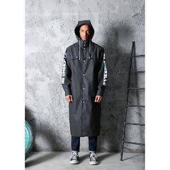 Women Men EVA Long Raincoat Waterproof Rain Coat Jacket for Hiking Travelling Cycling