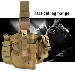 Outdoor tactical leg pistol cover military multifunctional camouflage belt leg bag protective cover mobile phone pistol hunting equipment