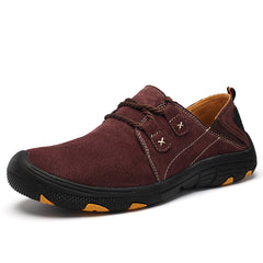 Spring and Autumn Extra Large Men's Shoes 45 Outdoor Leisure 46 Leather Hiking Shoes Men 47 Lazy Pedal Shoes 48