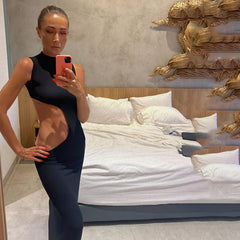 Black Hollow Out Long Dress Summer Women Sexy Sleeveless Bodycon Dress 2023 Elegant Fashion Maxi Evening Party Dresses