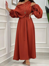 Elegant Diamond Red Orange Satin Nipped Waist A Dress