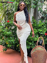 Weird Puss Solid Irregular Dress Sleeveless Summer Chic Trend Sexy Elegant Patchwork Skinny Elastic Peach Hip Bodycon Streetwear