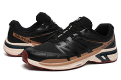 Black, brown and white Salomon outdoor casual retro XT WINGS 2 light knitted sports shoes men's hiking shoes 40-45
