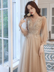 Best-selling new champagne evening dress elegant engagement dress host adult dress female bridesmaid dress small person looks thin