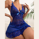 Sexy Pajamas Women Nightgowns Female Summer Nightdress Lace Cup Mesh Dress Lingerie Soft Perspective Mesh Silk Pyjamas Sleepwear