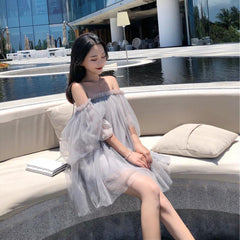Women's Dress Party Sexy Dress Elegant Summer Women's Clothing Strapless Dress