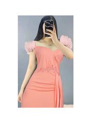 2023 جديد التجارة الخارجية الأوروبية والأمريكية المرأة الأفريقية فستان وصيفة الشرف زائدة تنورة طويلة AliExpress فستان كبير الحجم