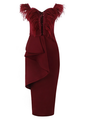 Woman Fashion Dresses Sexy Bodycon Dress Party Club 2022 Autumn Winter Party Club Celebrity Elegant Clothing