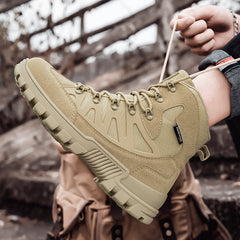 New Cross border Large Size Top Outdoor Tactical Boots Desert Boots Men's Delta Combat Boots Outdoor Training Mountaineering Shoes