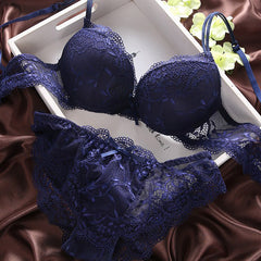 European and American Lace Ladies Underwear Bra Set