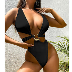 Sexy Bikini Swimwear For Women Summer Solid Color Swimsuit Bathing Suit Brazilian Beachwear Ladies Bikinis