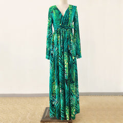 تانك الأعلى مطبوعة بوهو فستان ماكسي مثير المرأة بوهو الخريف ماكسي فستان المرأة فستان الشاطئ المرأة رداء فستان الحفلات