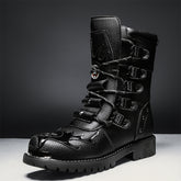 Outdoor hiking, motorcycle, men's shoes, locomotive, assault shoes, military boots, special forces, field long, combat boots, desert
