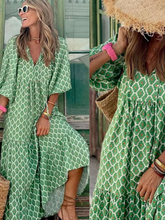 فستان جديد لربيع وصيف 2022 بأكمام منتفخة هندسية جديدة ملابس نسائية للشارع المقلي