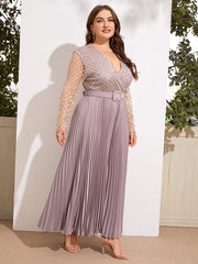 فستان نسائي بمقاسات كبيرة رائج البيع