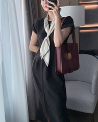 New Summer Women Solid Color Elegant Vestidos White Party Bodycon Work Office Lady Female Slim Dress