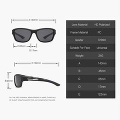 VV New Polarized Sunglasses Men Driving Sports Glasses Retro Fishing Hiking Designer Sunglasses Women Mens Sunglasses Vintage Glasses