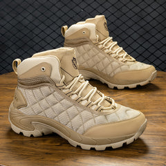 أحذية جديدة للتنزه في الهواء الطلق على الطرق الوعرة أحذية عسكرية للرجال أحذية عسكرية قتالية أحذية رجالية أحذية أمان مقاومة للاهتراء مقاس 40-47