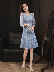 فستان سهرة جديد مطرز بالترتر فستان أنوثة صيفي صغير للرجال خفيف فاخر مكانة المضيف الخطوبة وصيفة الشرف