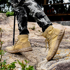 Couple's new desert boots autumn and winter British outdoor sports leisure breathable Martin tide shoes travel mountaineering boots