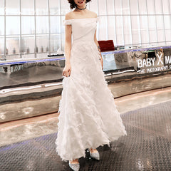 Ladies One Shoulder Long Banquet Evening Dress Party Dress LX100