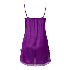 European and American women's fashion  silk home wear nightdress