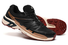 Black, brown and white Salomon outdoor casual retro XT WINGS 2 light knitted sports shoes men's hiking shoes 40-45