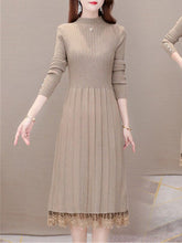 فساتين جديدة لخريف وشتاء 2022 بطول الركبة للسيدات