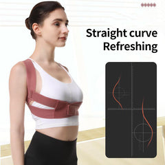 Posture Corrector Adjustable Back Brace Shoulder Lumbar Support Belt For Adult Unisex