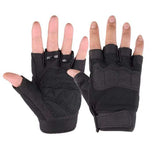 Outdoor tactical gloves army military camouflage anti-skid hunting shooting hiking riding mountaineering riding half-finger gloves