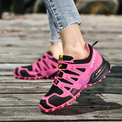 Outdoor hiking shoes hiking shoes women's waterproof and breathable low-top mountain climbing non-slip men's and women's couples large size