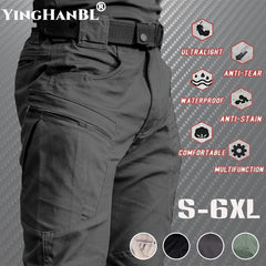 Summer Casual Lightweight Army Military Long Trousers Male Waterproof Quick Dry Camping Overalls Tactical Pants Breathable