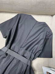 P family 2023 spring and summer new fashion slim belt dress