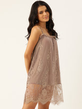 Sexy Women's Lace Nightdress Mesh Sling Pajamas Cute Girl Home Short Skirt