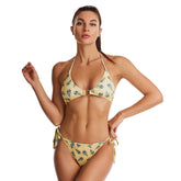Swimsuit women's split printing bikini small fresh sexy bikini