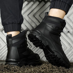 2022 New Winter Shoes Safety Boots Men Work Shoes Anti-puncture Anti-smashing Indestructible Shoes Hiking Boots