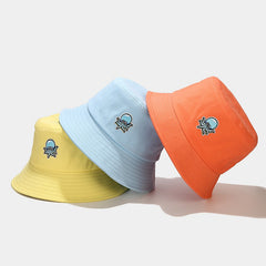 جديد لطيف الأخطبوط دلو قبعة الكرتون صياد قبعة الصيف قبعة حماية من الشمس في الهواء الطلق السفر المشي لمسافات طويلة قبعة الموضة بنما قبعة زوجين sunhat بوب قبعة صيد
