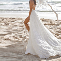 European and American new women's dresses New one-shoulder sleeveless dresses