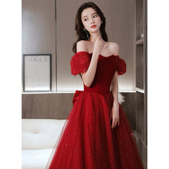 Toast dress bride 2022 new at large autumn long red bridesmaid dress engagement wedding dress skirt female