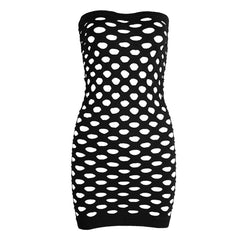 ladies sexy Elastic force undergarment covering the chest and abdomen Nightdress