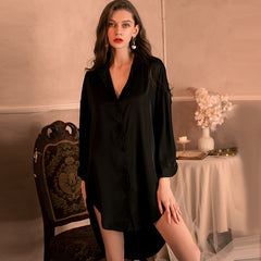 Women's Pajamas Size Skirt Sexy Pajamas Doll Ladies Boudoir Full Sleeve Shirt Pajamas Spring Tops Fashion Clothes