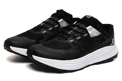 Black and white Salomon ULTRA GLIDE 8 men's trail running shoes women's breathable sports running shoes outdoor hiking shoes