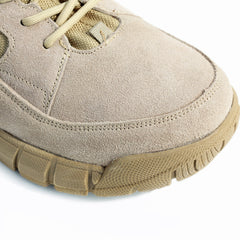 Outdoor leather hiking boots men's waterproof sports lightweight -cut cross-country tactical hiking desert military shoes