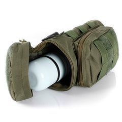 Outdoor Nylon Water Bottle Bag Military Sundries Bag Buffle Bag