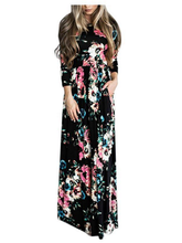 Women Summer Floral Print Maxi Dress White Boho Beach Dress Women Evening Party Long Dress Plus Size Female