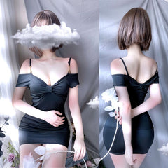 Women's Sexy Nightdress Package Nightclub Home Short Skirt