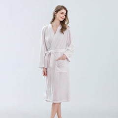 Four seasons bathrobes, bathing dresses, female towels, bathrobes, couples plus size, long spa hot spring beach bathing suits